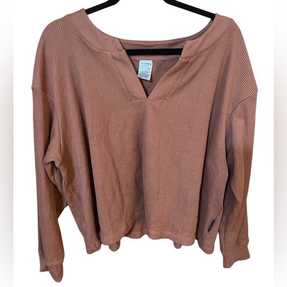 Jockey Tops - Jockey waffle knit sweater